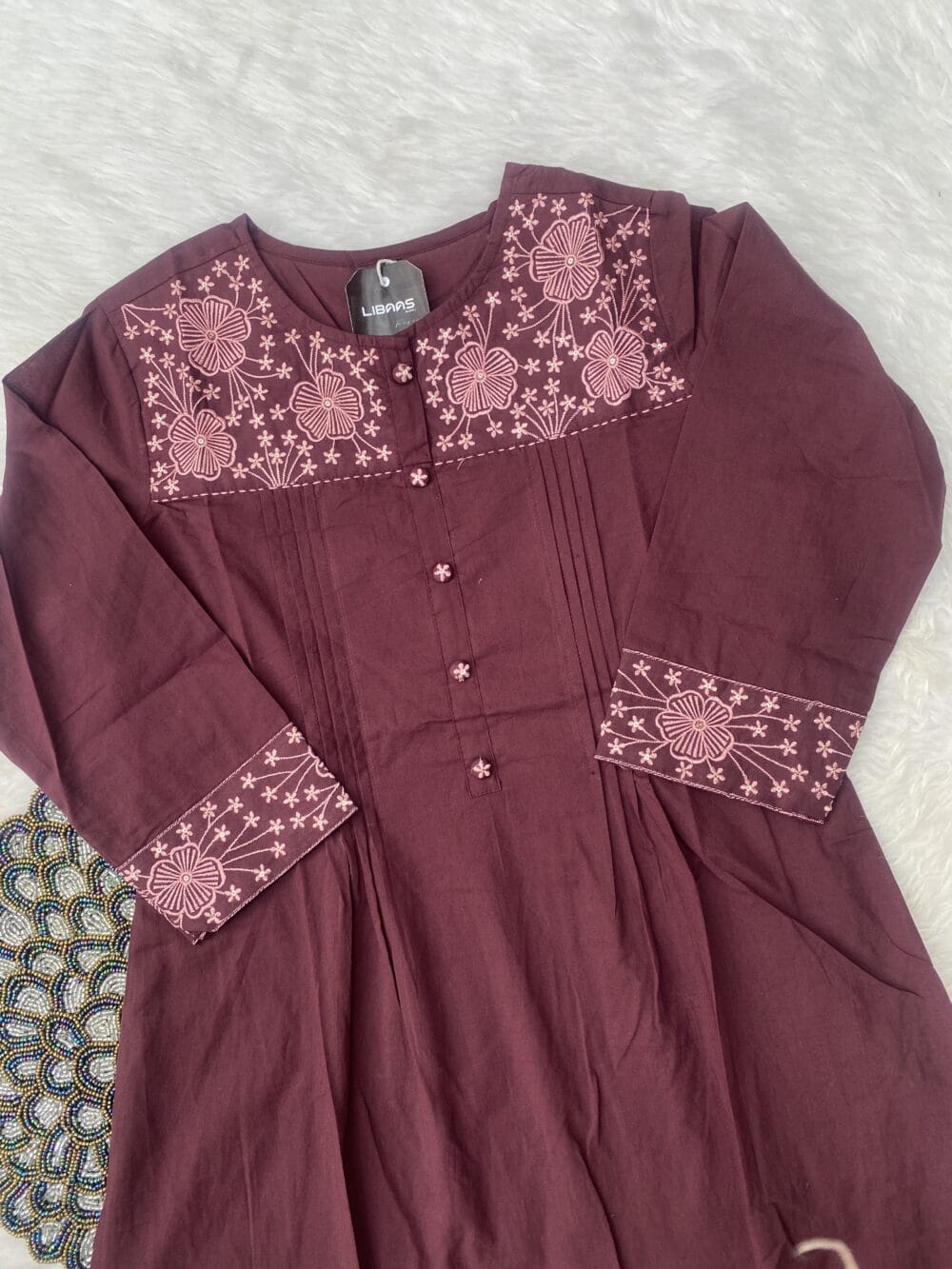 “Nisha” beautiful cotton kurti with pant set