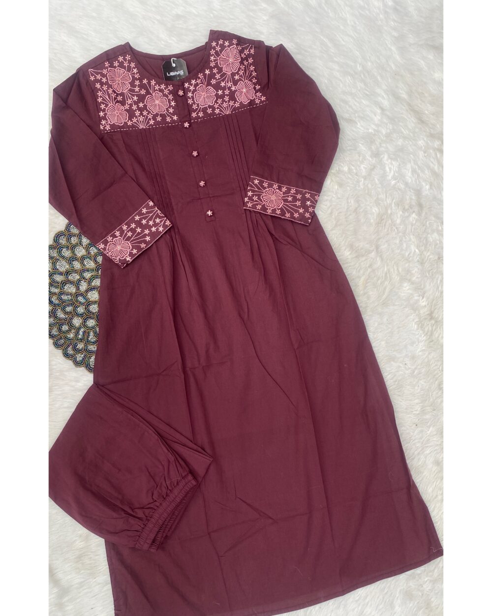 “Nisha” beautiful cotton kurti with pant set