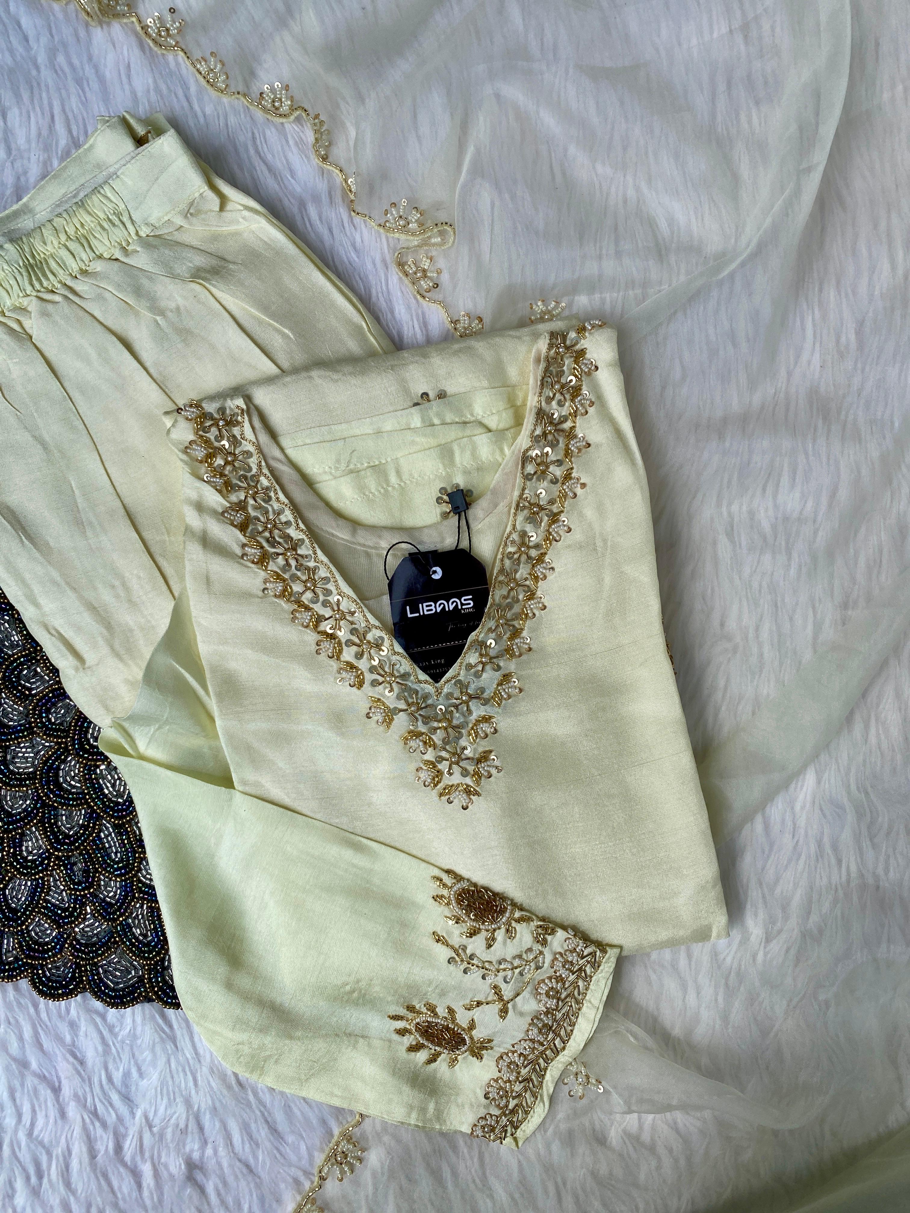 “Rehmat” Festive wear Dola silk kurta bottom with dupatta set 🛍️