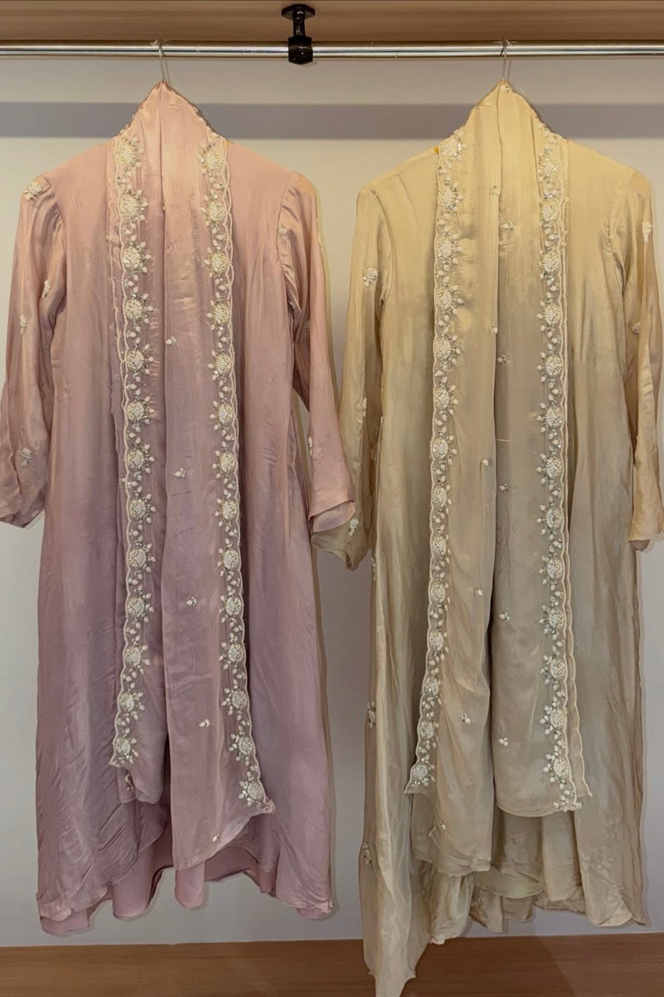 “Az027 ” Premium Party Wear Chinnon A Line Suit set 🛍️