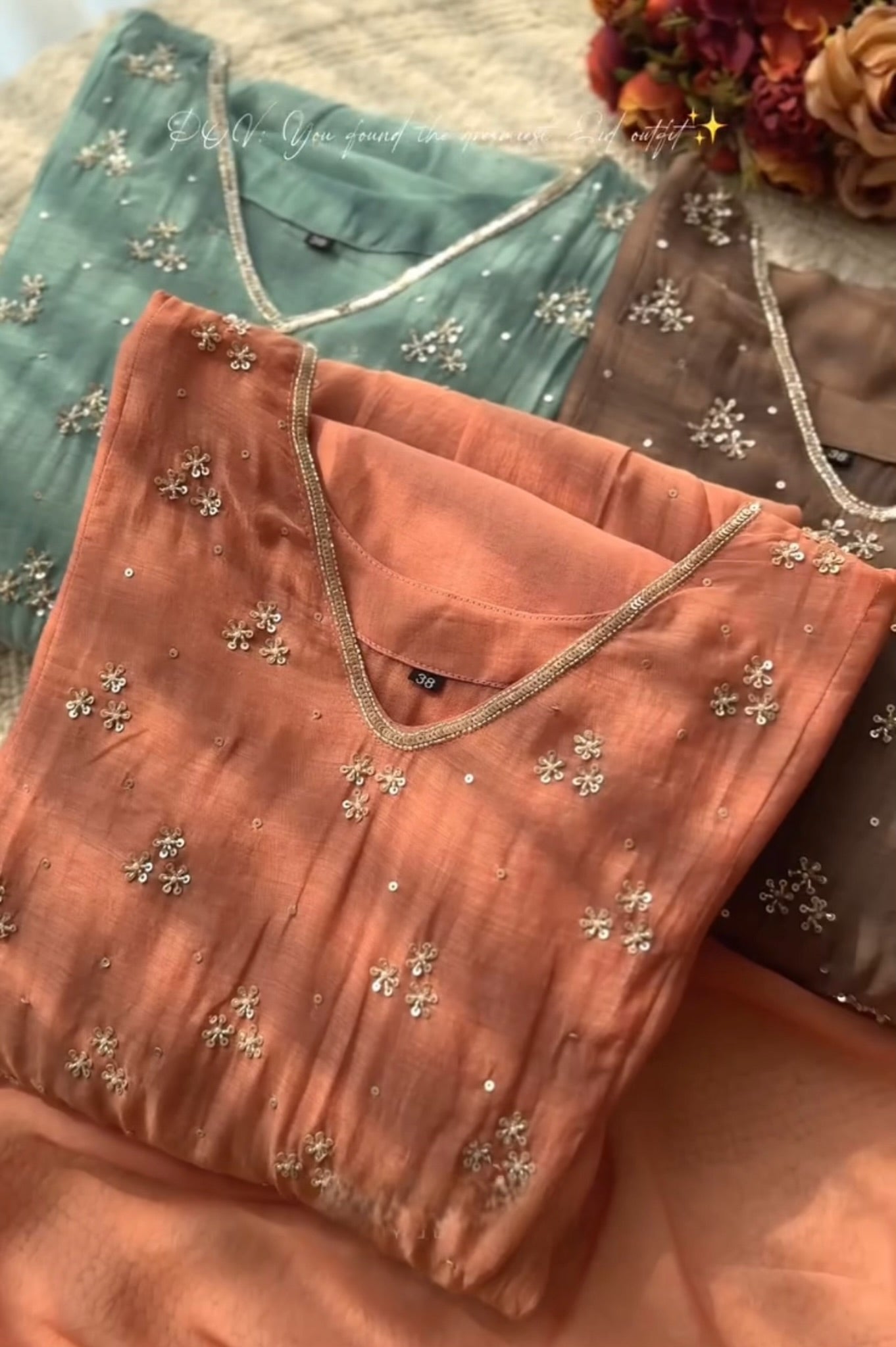 ✨Nagma- Premium Mul Chanderi A- Line Kurta Set