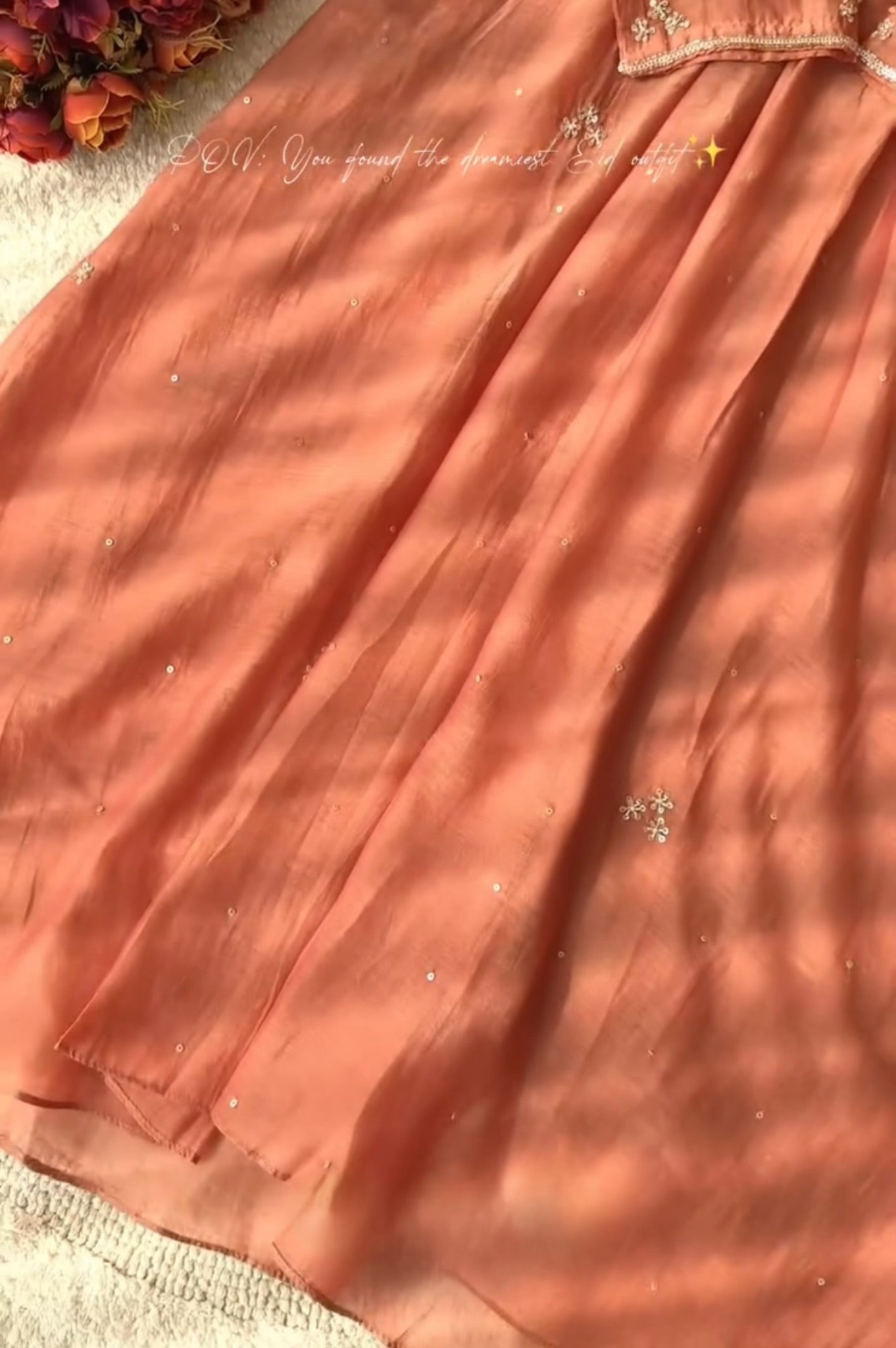 ✨Nagma- Premium Mul Chanderi A- Line Kurta Set