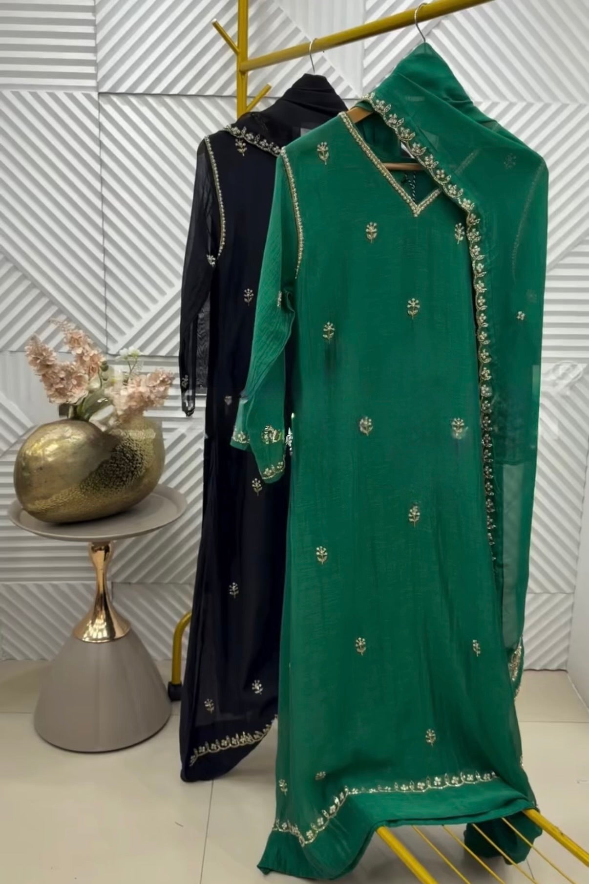 ✨”Mehar– Premium Party wear Mul Chanderi A-Line Kurta Set✨