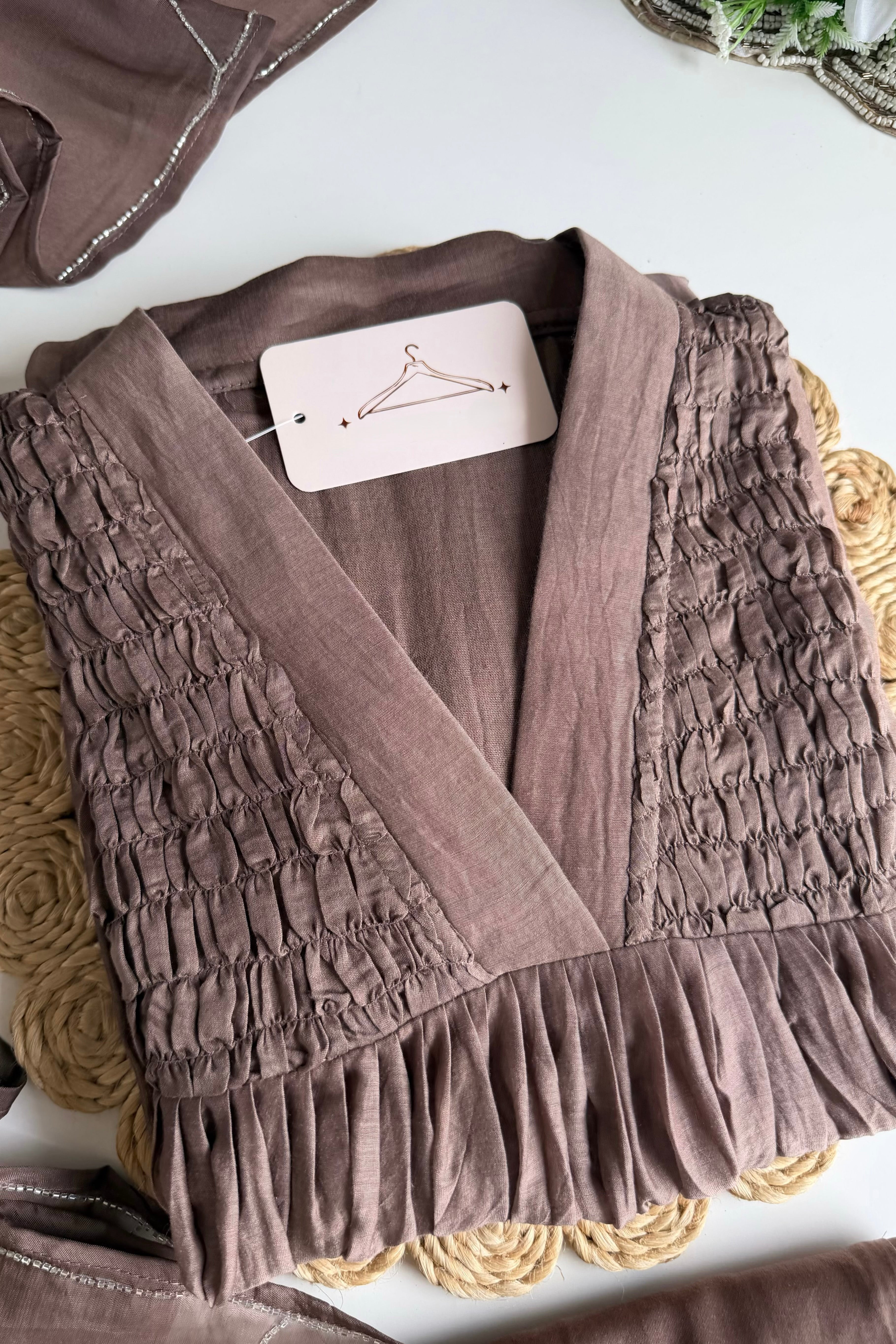 ✨Umang- Premium Mul Chanderi Anarkali Kurta Set