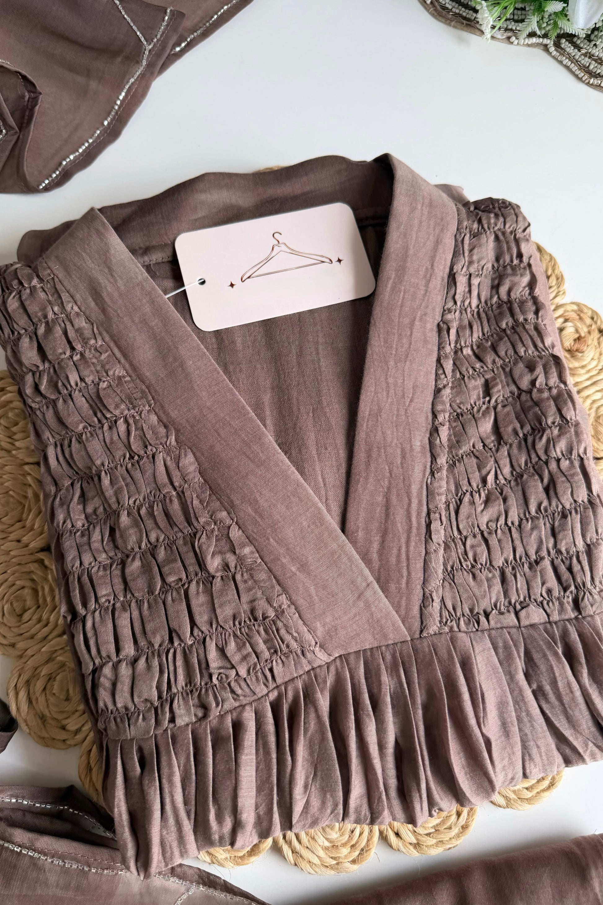 ✨Umang- Premium Mul Chanderi Anarkali Kurta Set